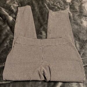 A new day houndstooth ankle cropped dress pants